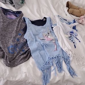 Justice Active tank with built in bra